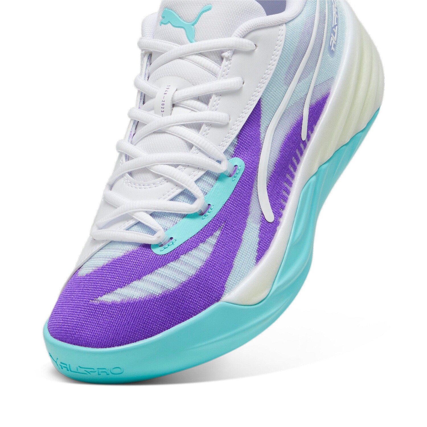 

Мужские баскетбольные кроссовки PUMA All Pro NITRO, цвет Deep Aqua/Purple Glimmer