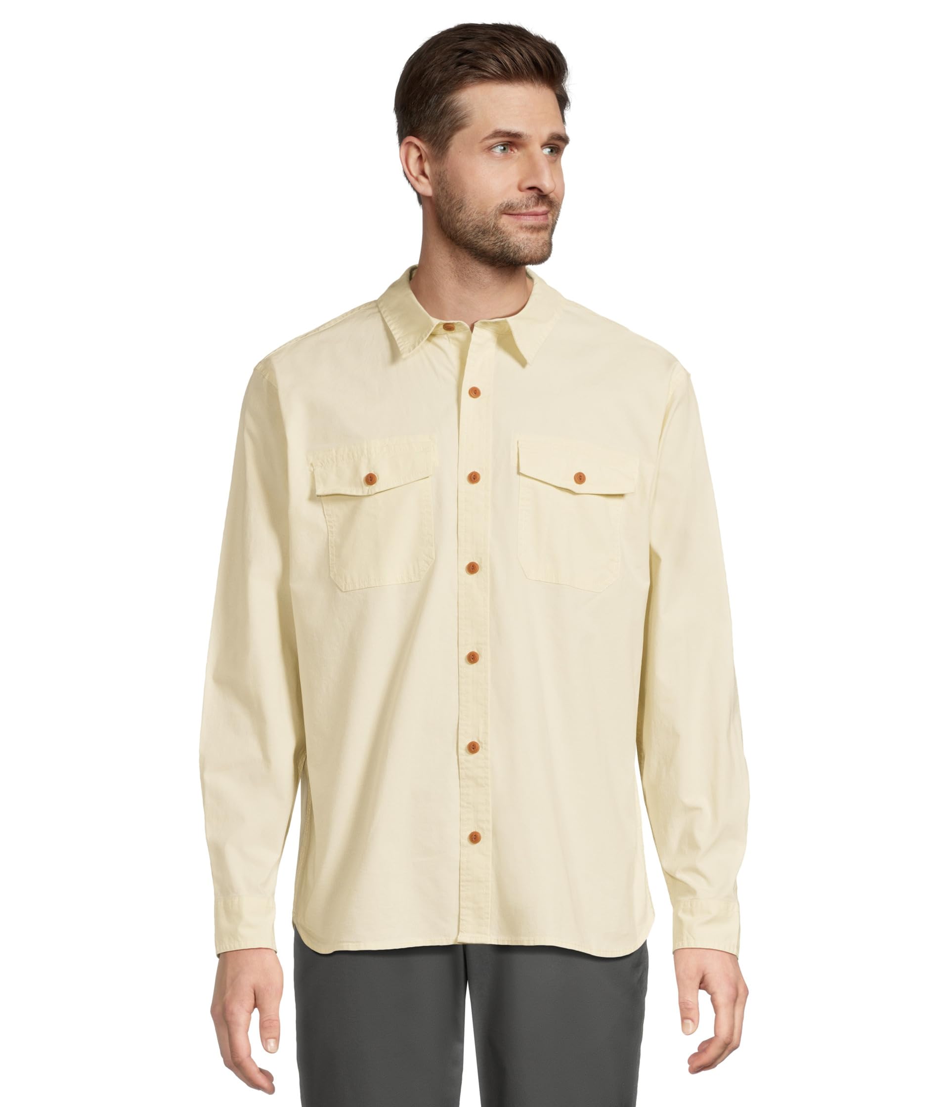 

Рубашка L.L.Bean Riverton Ripstop Shirt Long Sleeve Traditional Fit, цвет Natural