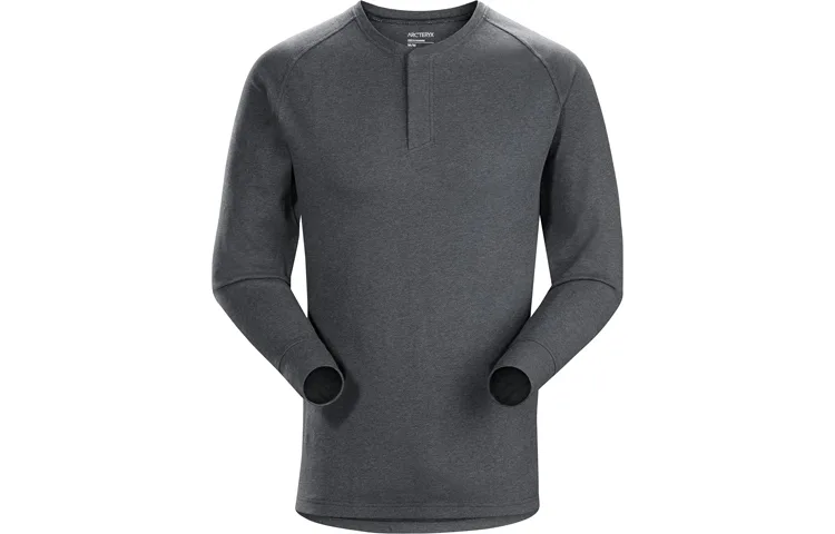 Футболка Covert LT с круглым вырезом, умеренный прямой крой Arcteryx, Cinder Gray/Cinder Heather — фото 3