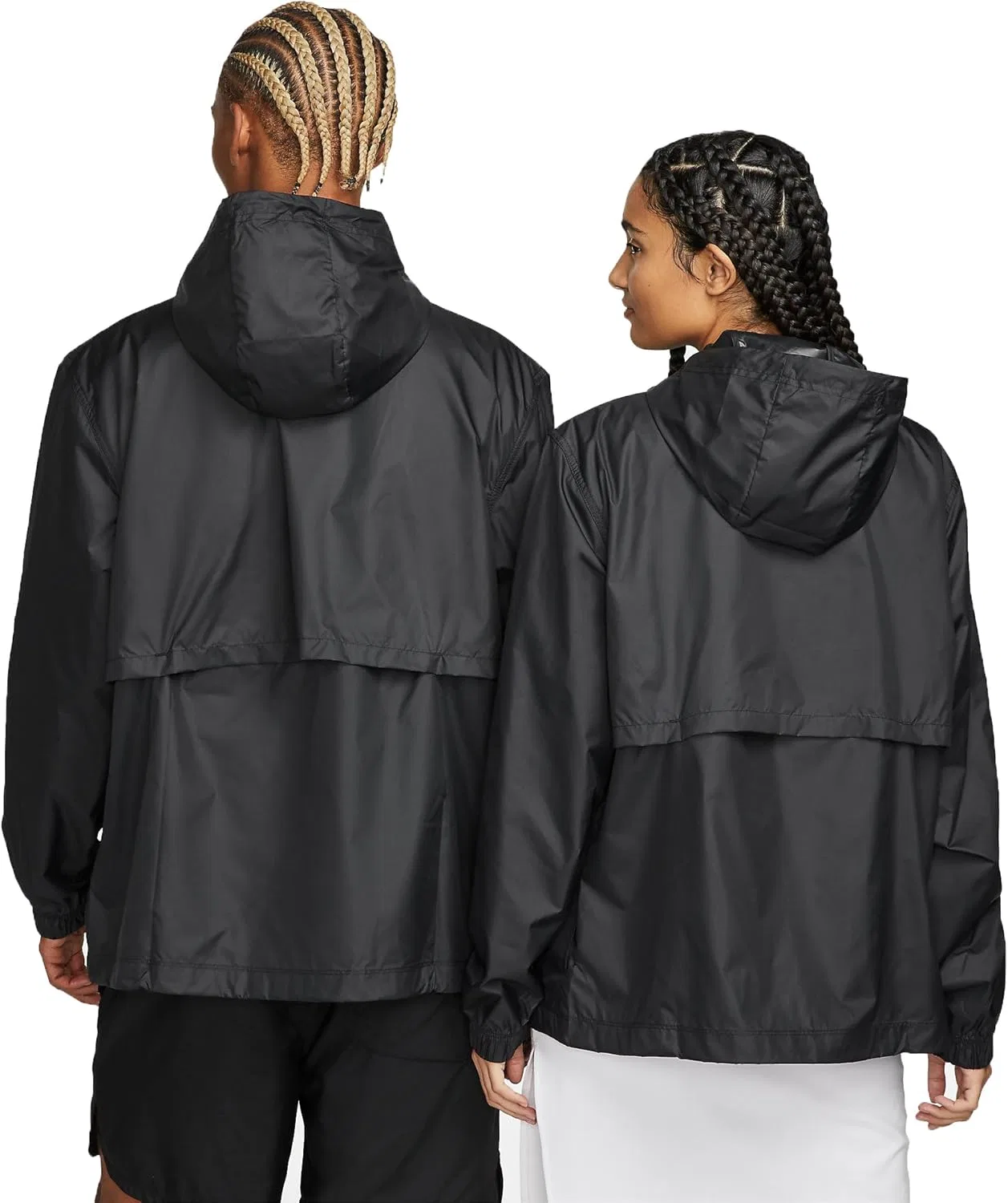 Трековая куртка Oversized Nike Sportswear Essential, Black/White — фото 2