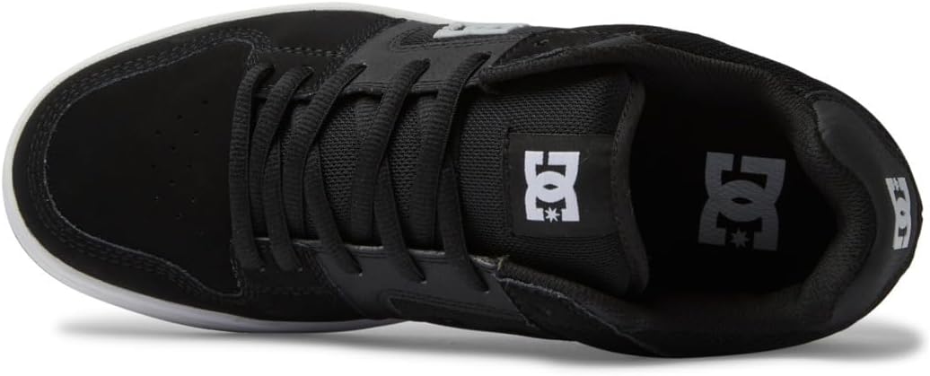 Мужские кроссовки DC Shoes Manteca 4 водонепроницаемые зимние высокие скейтерские, белый/черный — фото 4