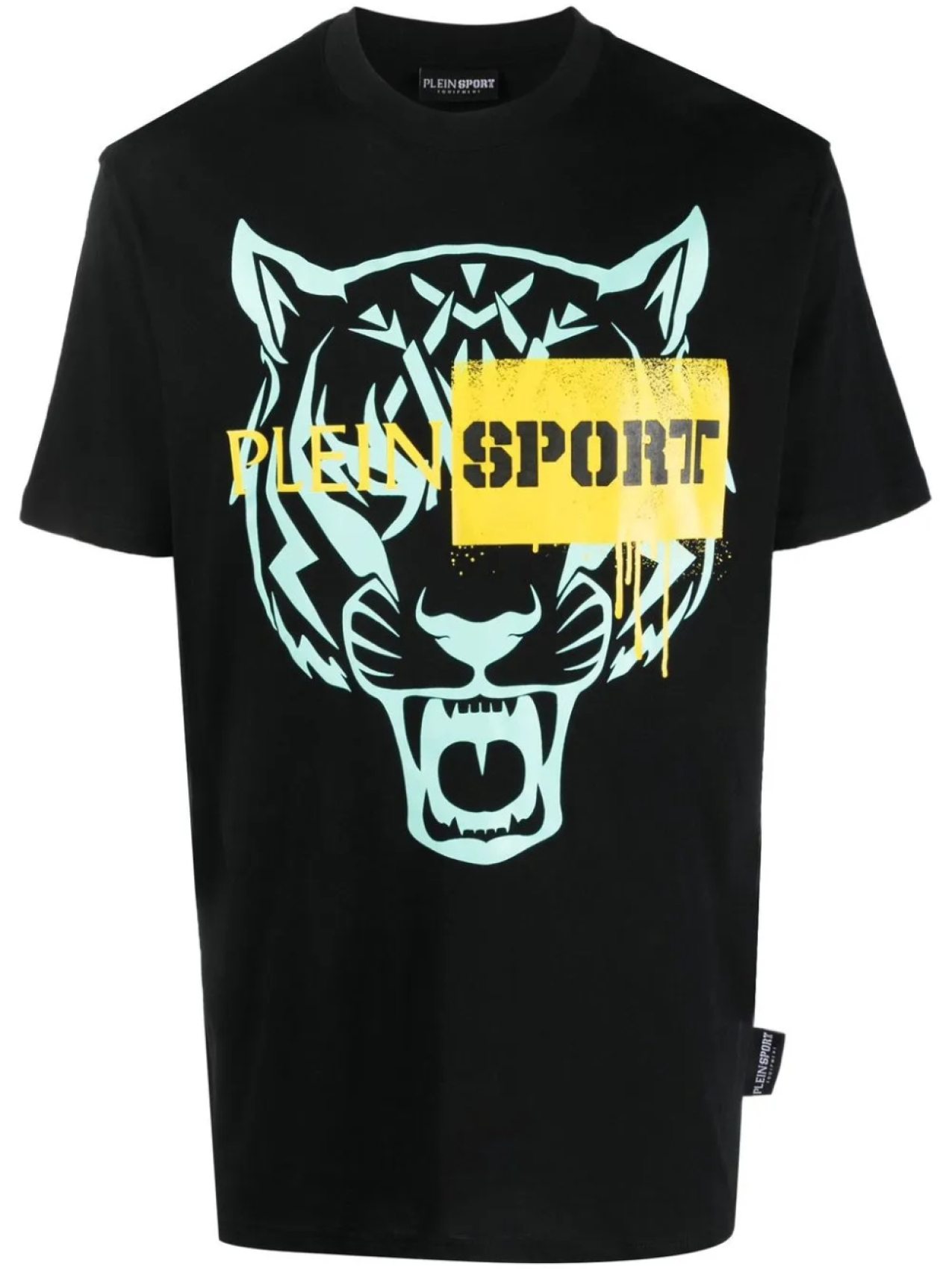 

Plein Sport футболка с принтом, черный
