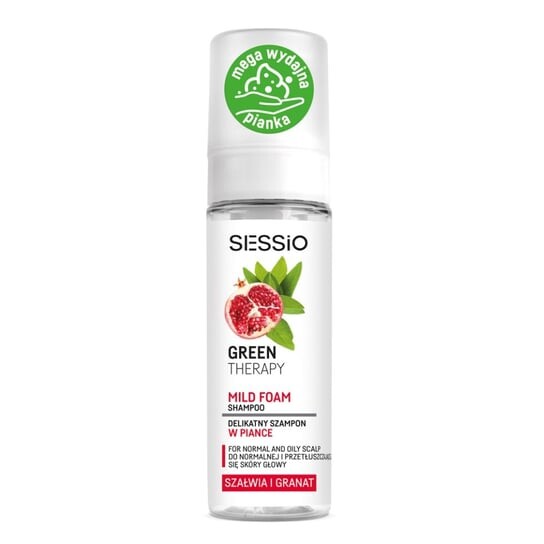 

Шампунь для волос Sessio Green Therapy с шалфеем и гранатом 175 г, Chantal