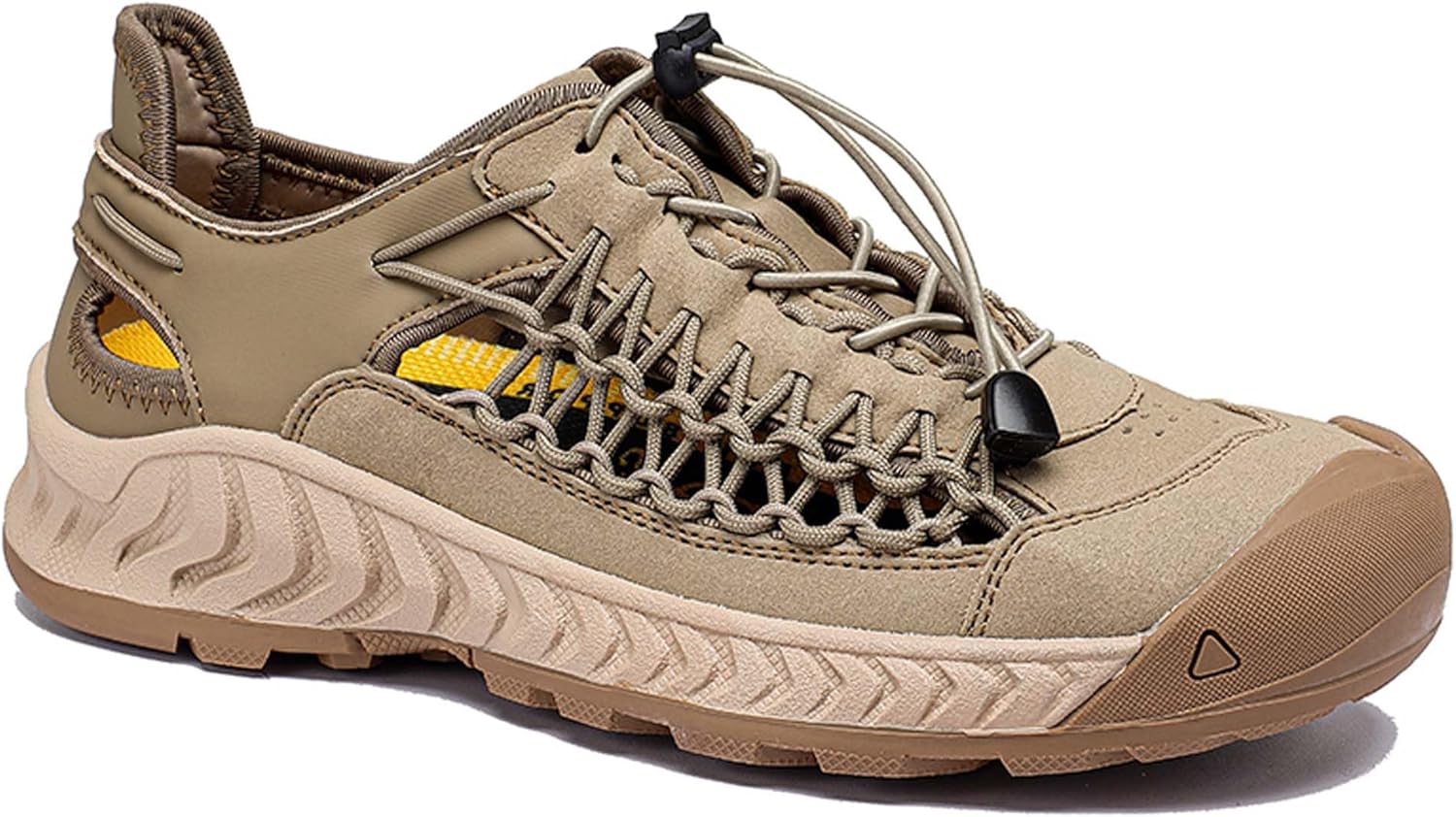 

Мужские дышащие легкие кроссовки для походов, спортивные босоножки для пляжа и активного отдыха, удобные повседневные сандалии Generic, светло-серый