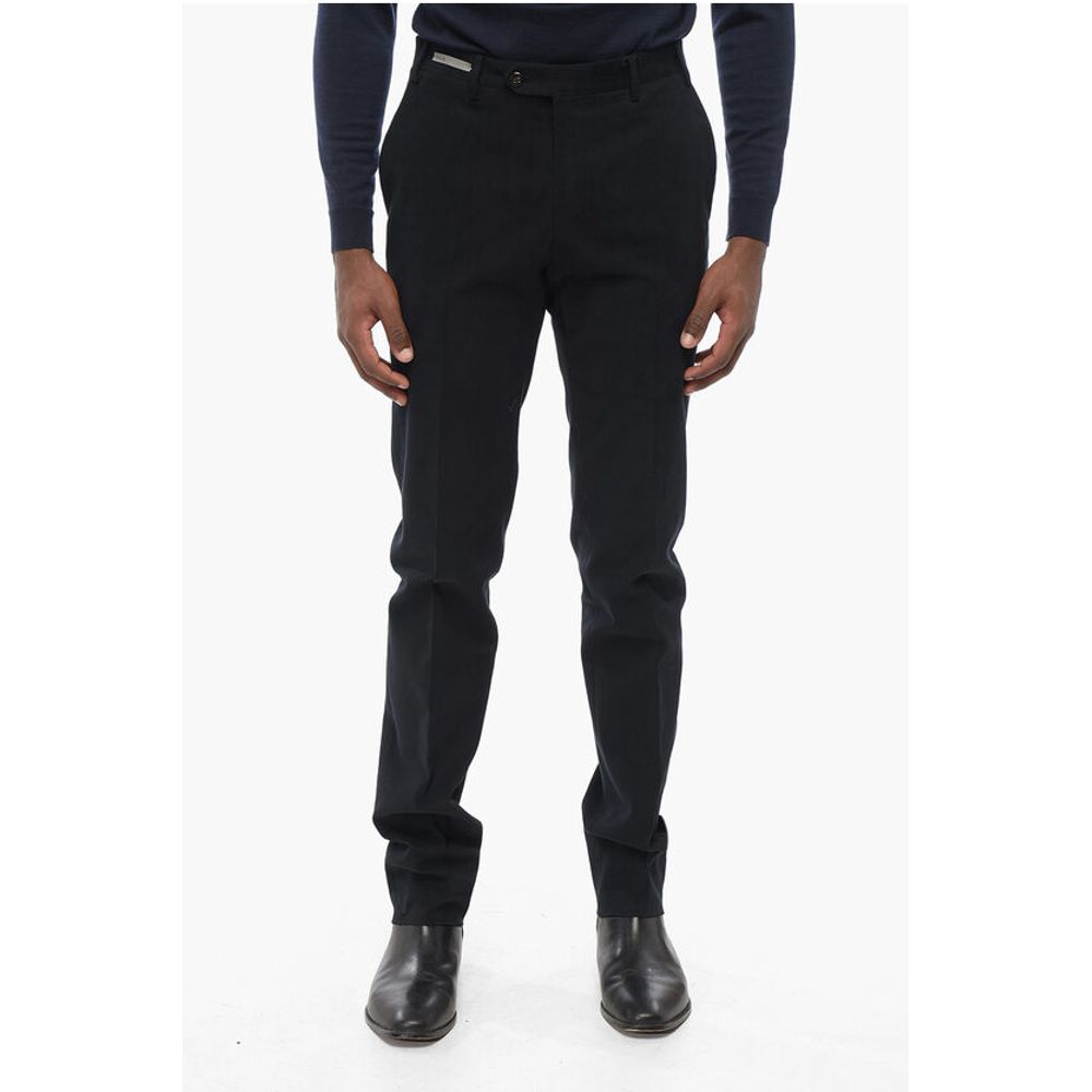 

Брюки с хлопковыми прорезными карманами Corneliani, Blue