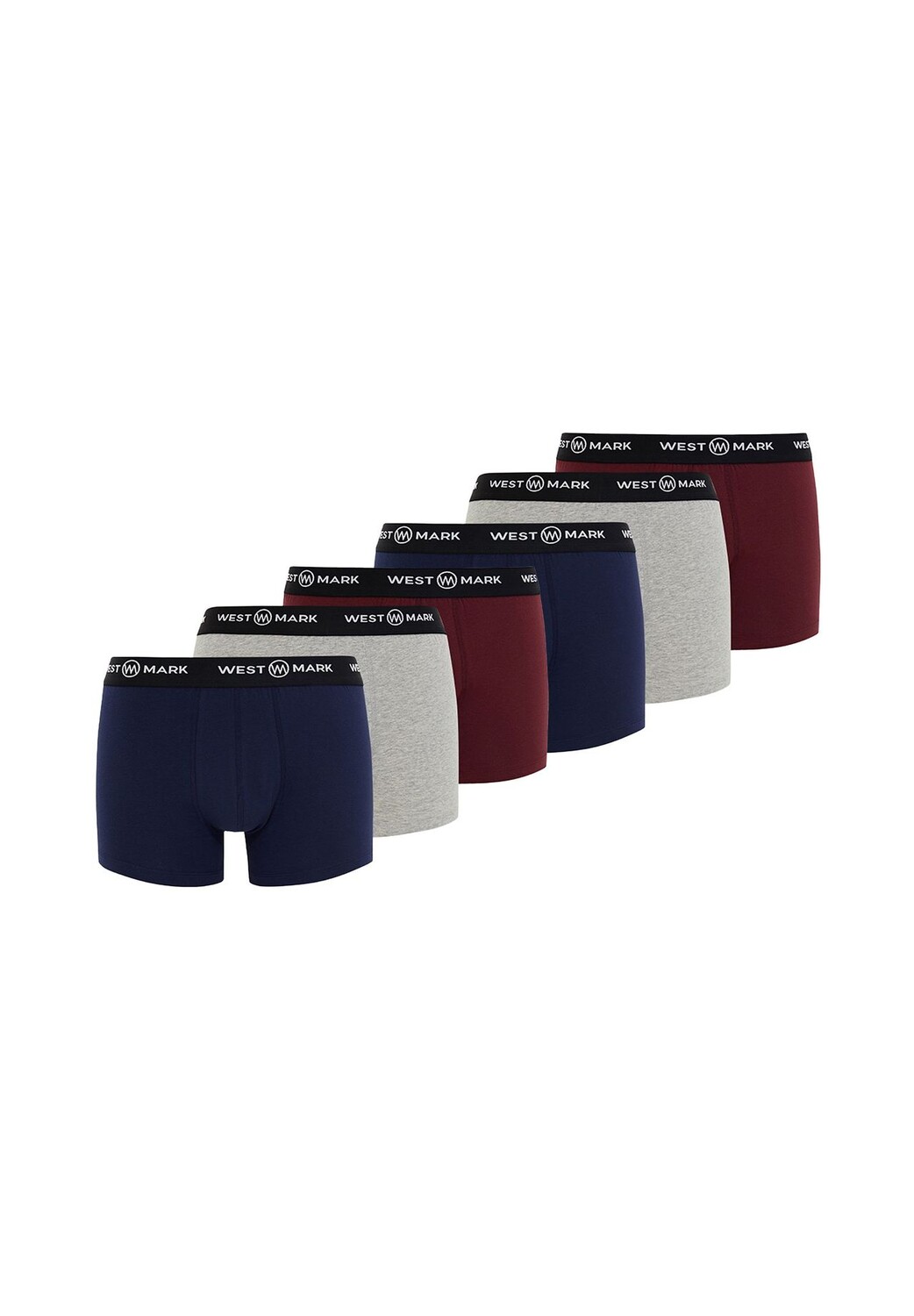 

Набор из 6 шорт/брюк в стиле ретро «Оскар» WESTMARK LONDON, цвет Navy Bordeaux Grey Melange