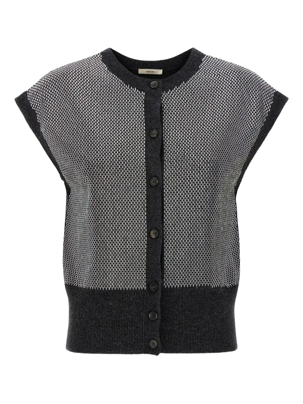 

Жилет с декорированными пуговицами Haikure, серый