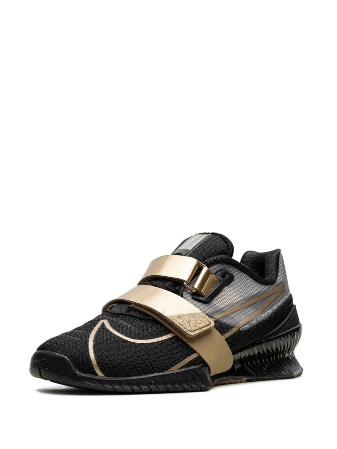 Туфли Romaleos 4 Black/Metallic Gold Nike, черный — фото 4