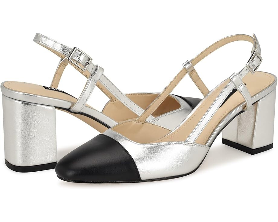 

Туфли Nine West Unda, цвет Silver/Black