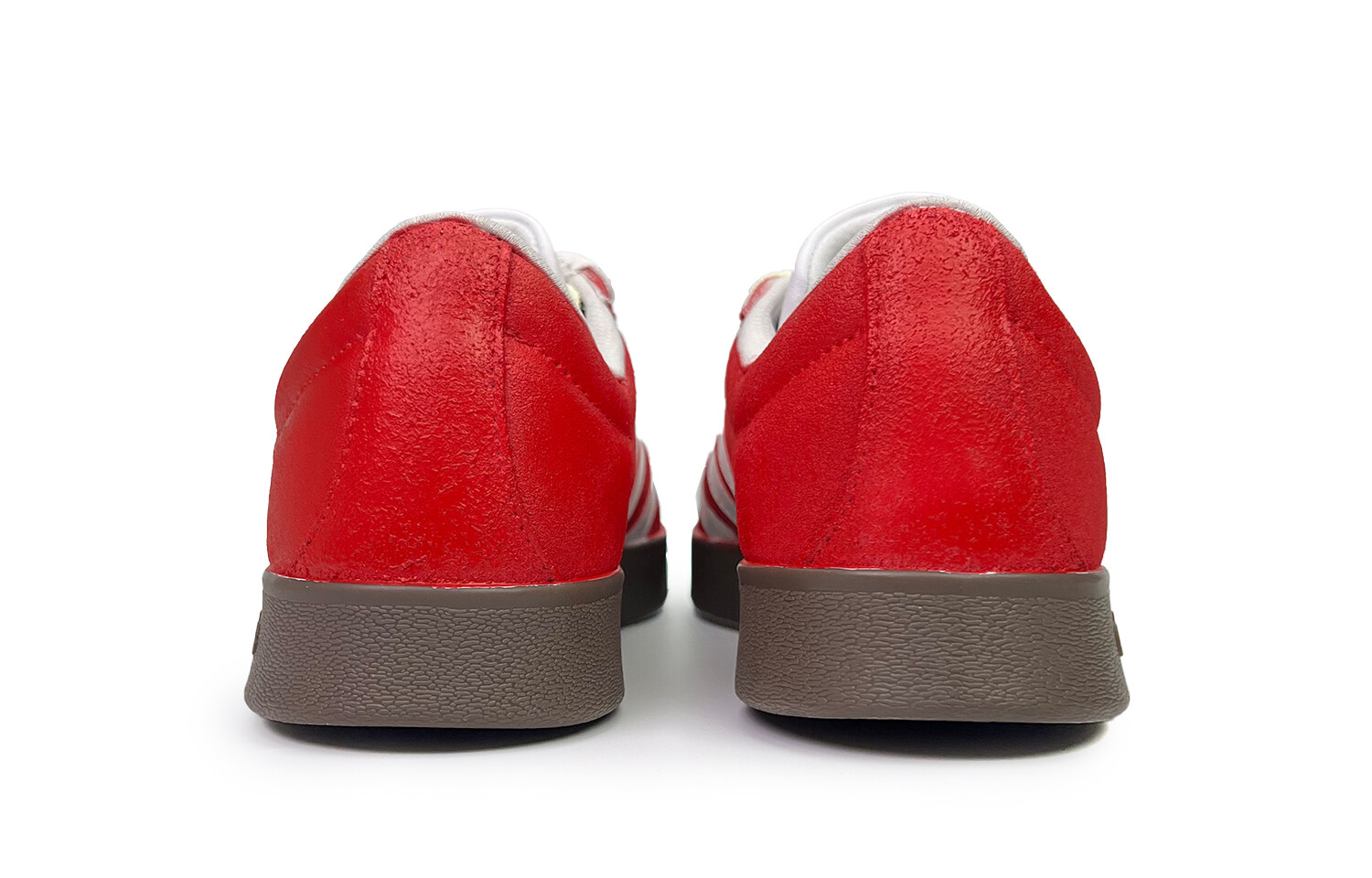 Кроссовки adidas neo Vl Court Classic Skateboarding Shoes Unisex Low-top Red/white, красный — фото 4