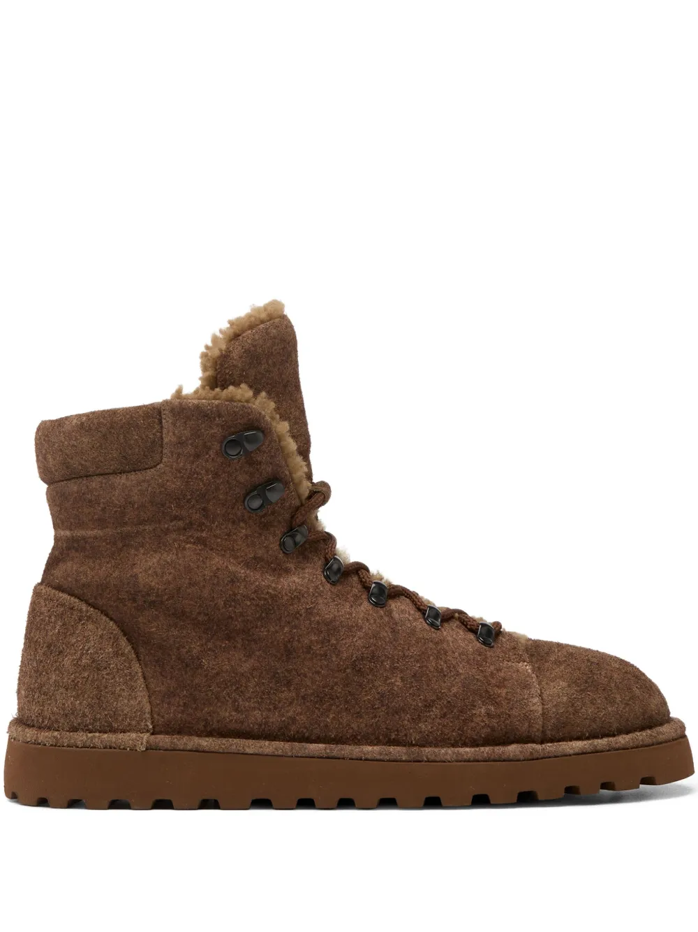 

Ботинки для хайкинга на шнуровке Pallottola Crepping Marsèll, коричневый