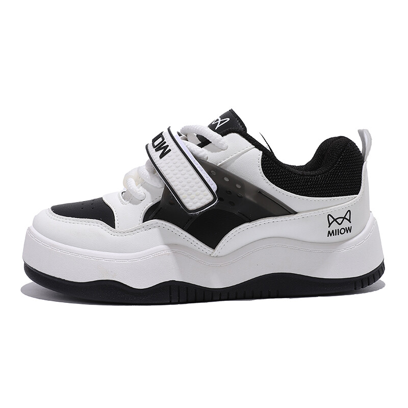 

Кроссовки MIIOW Trend Party Series Skateboarding Shoes Women's Low-top, черный