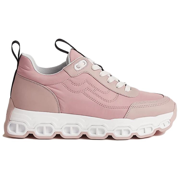 Импульсные низкие повседневные туфли женские розовые HERMES — фото 2