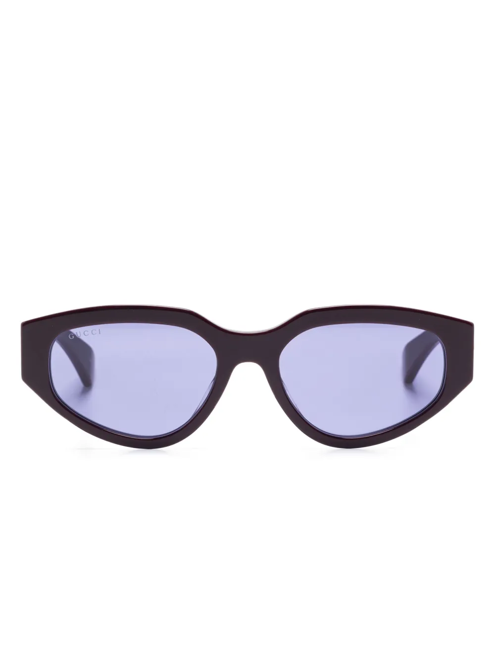 

Солнцезащитные очки в оправе 'кошачий глаз' Gucci Eyewear, фиолетовый