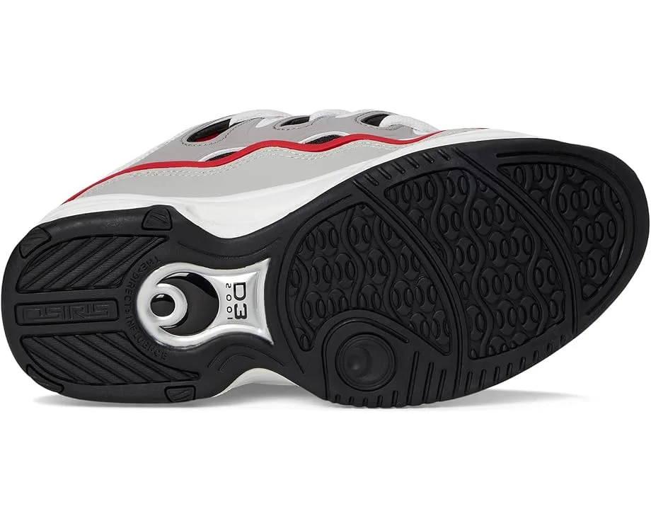 Кроссовки Osiris D3 2001, Red/White/GreySee Less — фото 3