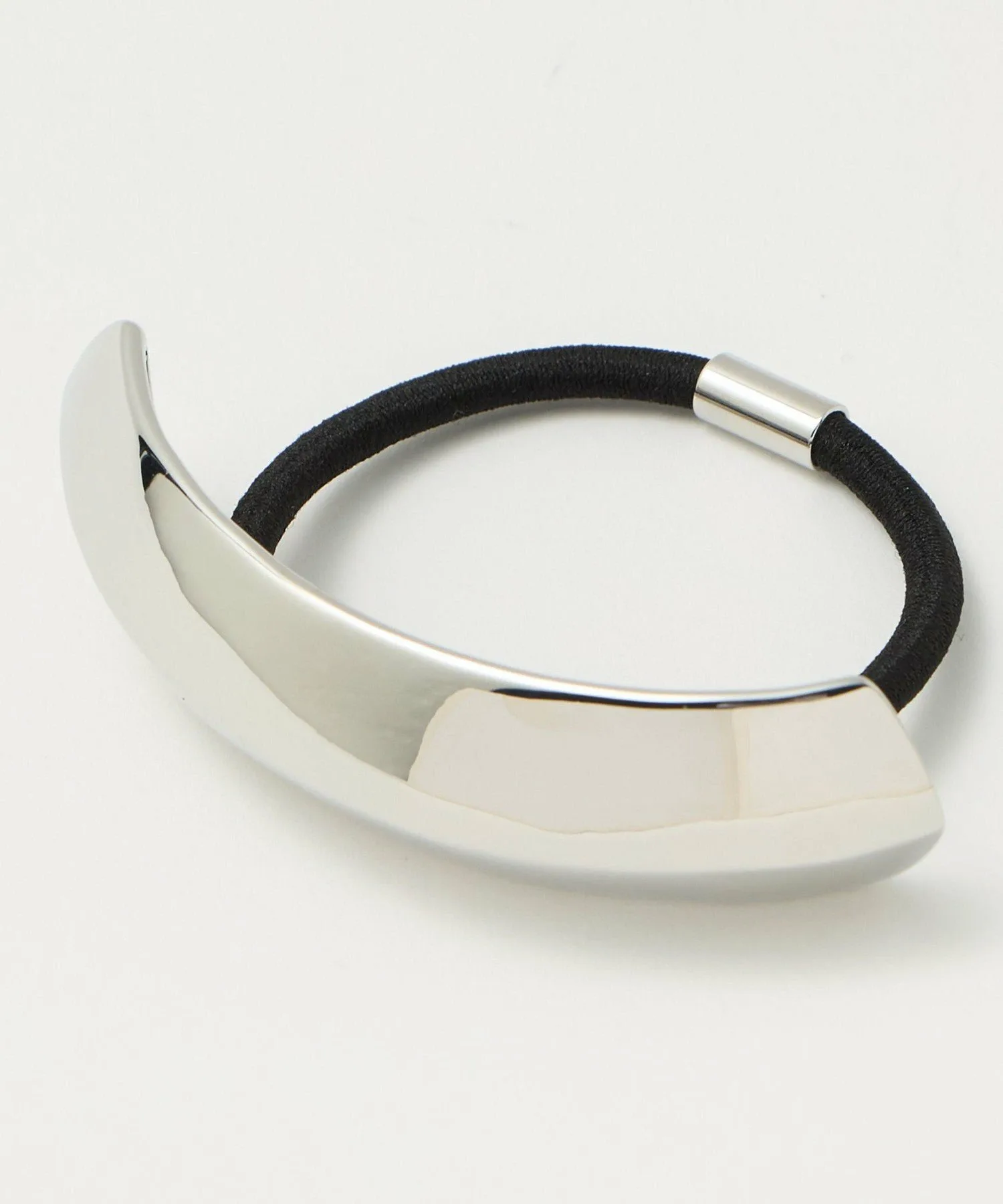 Резинка для волос из бамбуковых листьев Beauty&Youth United Arrows, Silver — фото 2