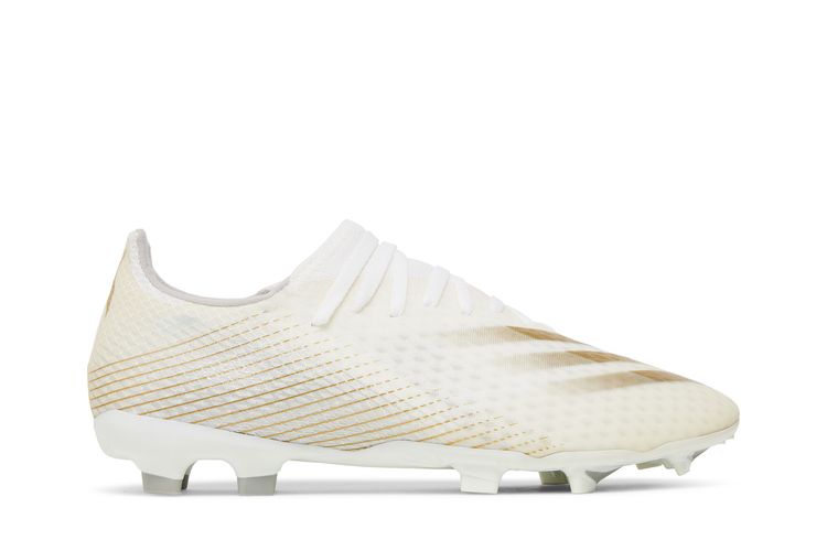 

Кроссовки X Ghosted.3 FG 'White Metallic Gold Melange', белый