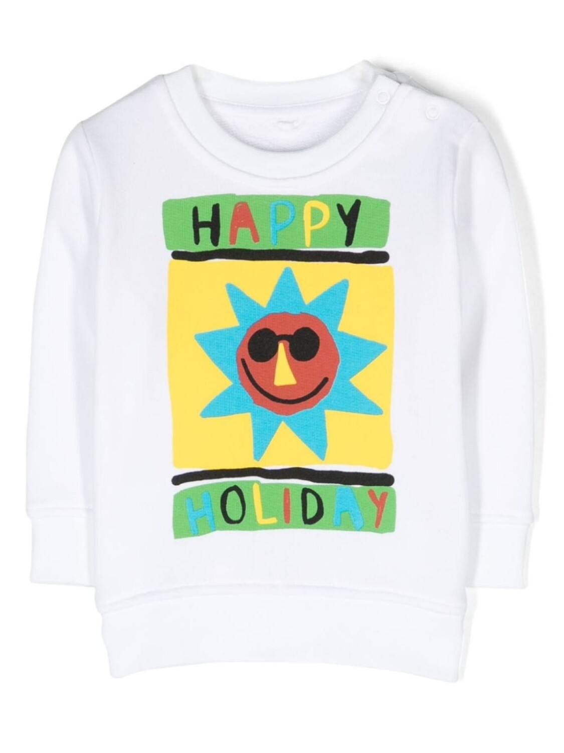 

Stella McCartney Kids толстовка Happy Holiday, белый