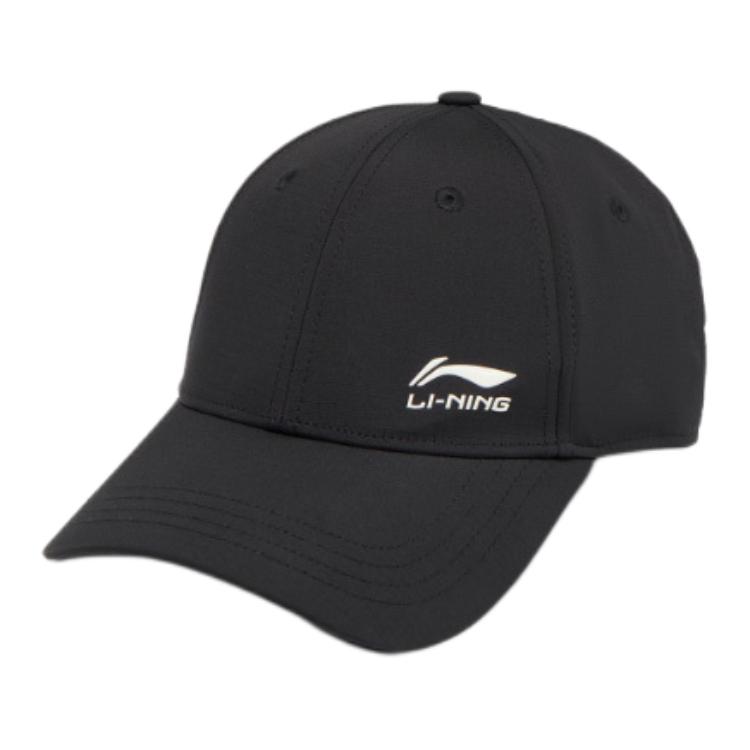 

LINING Бейсболка из полиэстера унисекс черная, Black