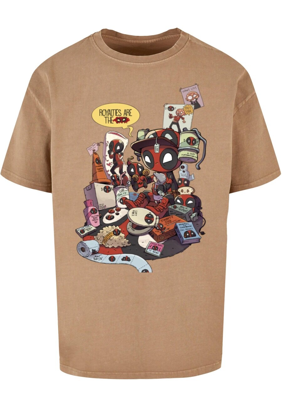 

Классическая футболка ABSOLUTE CULT Shirt Deadpool - Merchandise Royalties, темно-бежевый