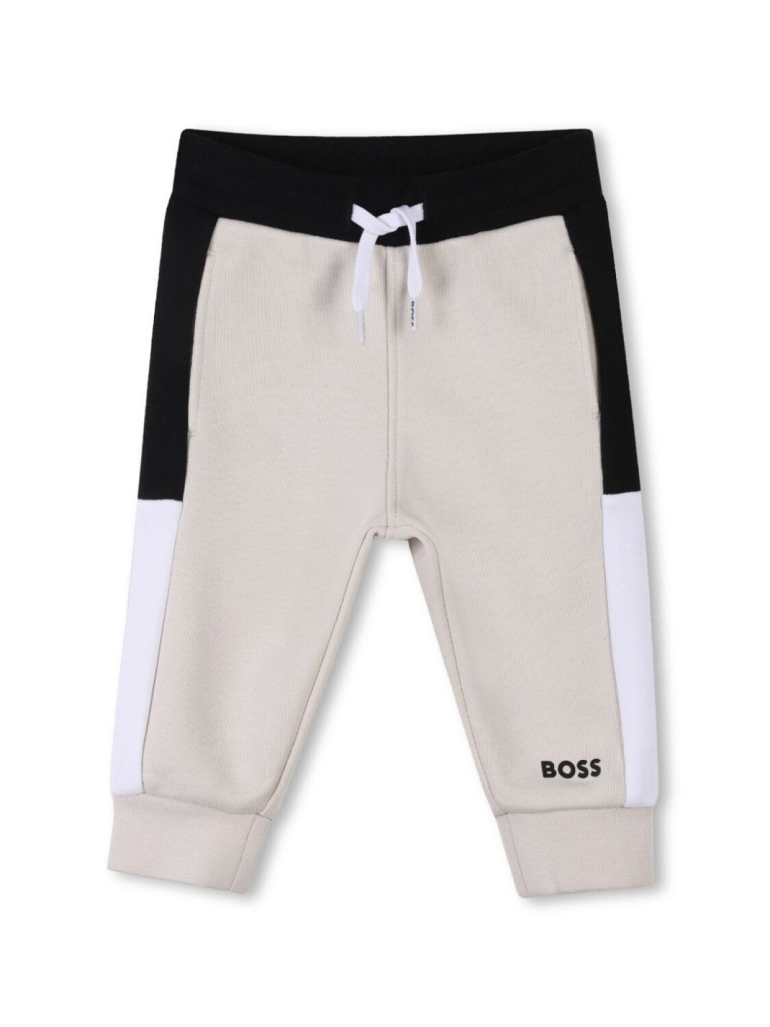 

BOSS Kidswear спортивные брюки в стиле колор-блок, нейтральный цвет