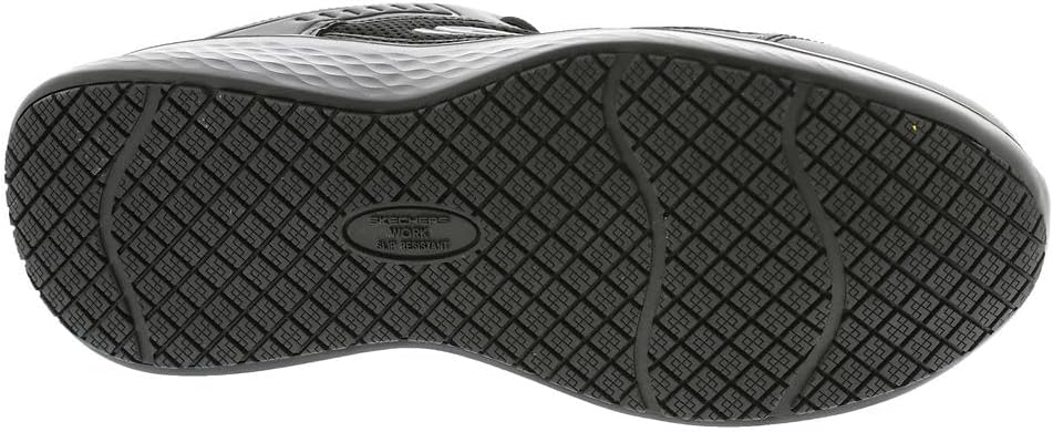 Мужские кроссовки Skechers Skech-lite Pro Skaut с атлетическим дизайном, противоскользящие, для сферы общественного питания, черный — фото 3