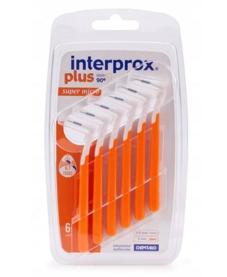 

Щетки межзубные Interprox plus 0,7 SUPER MICRO 6 шт., DENTAID