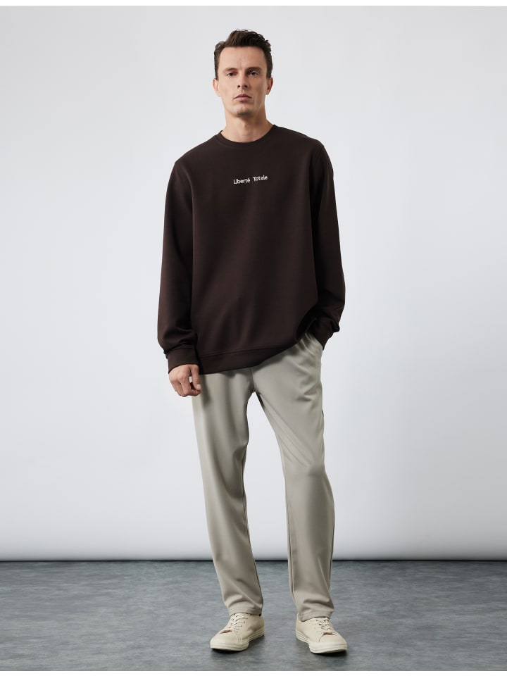 

KOTON Толстовка коричневого цвета