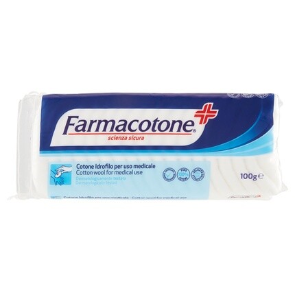 

Гидрофильный хлопок для медицинского применения 100 г Farmacotone