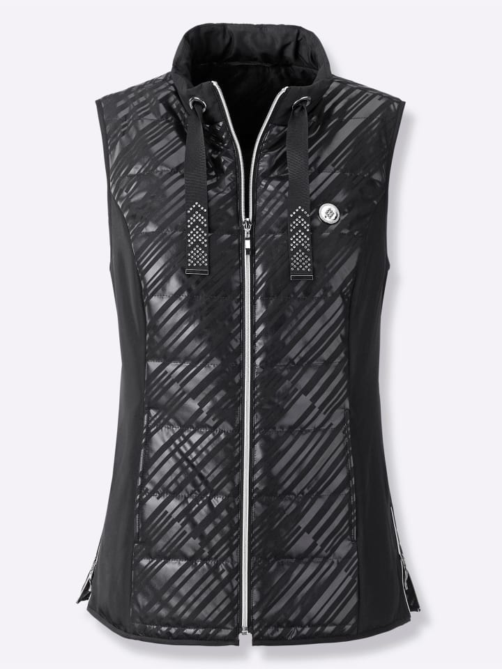 

WITT WEIDEN Стеганый жилет черного цвета