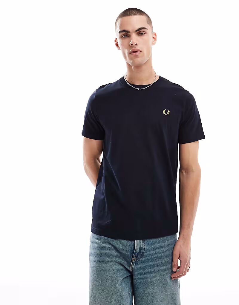 

Футболка Fred Perry темно-синего цвета
