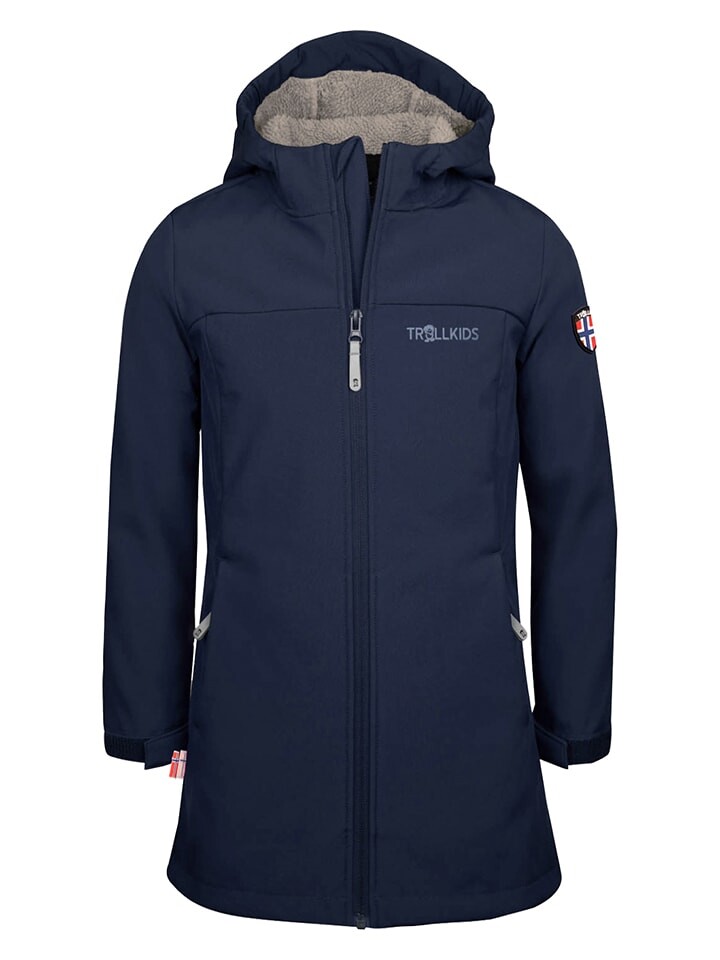 

Куртка софтшелл Trollkids, темно-синий