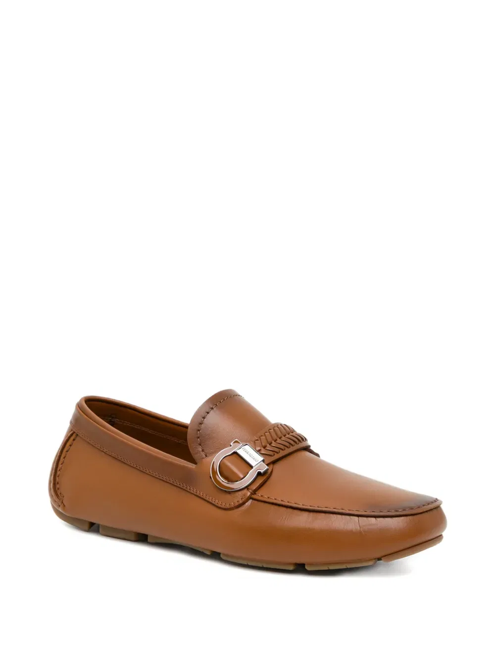 Лоферы Gancini для водителя Ferragamo, коричневый — фото 2