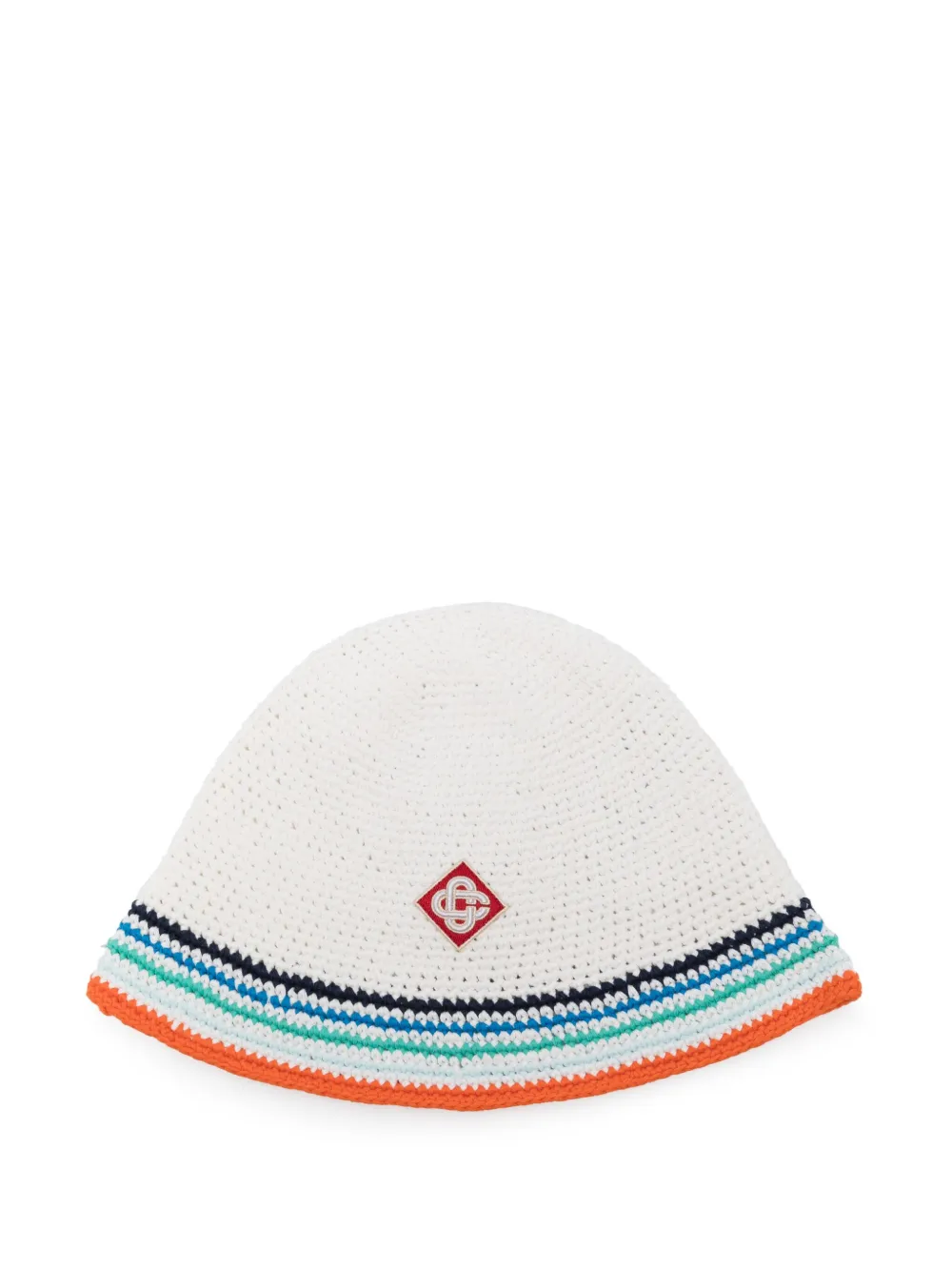 

Шляпа Tennis Stripe в технике кроше CASABLANCA, белый