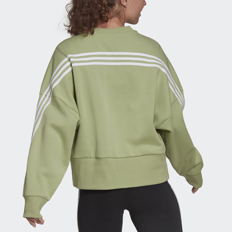 Толстовка женская кисло-зеленая Adidas — фото 3