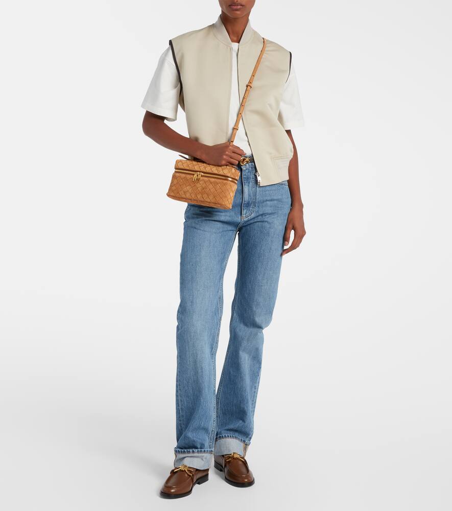 Лоферы из кожи с узлом Astaire Bottega Veneta, Nocciola — фото 3