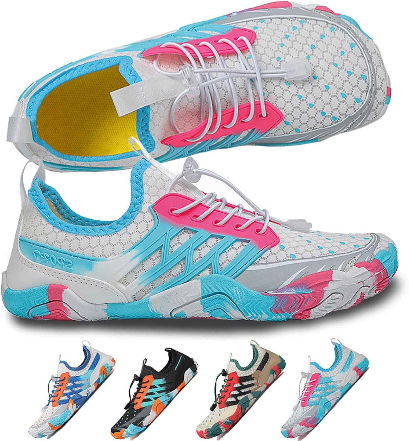 

Кроссовки для ходьбы для женщин и мужчин Feedmoo, красный