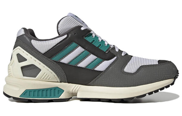 Кроссовки оригинал zx 8000 x атомы Adidas, белый — фото 2