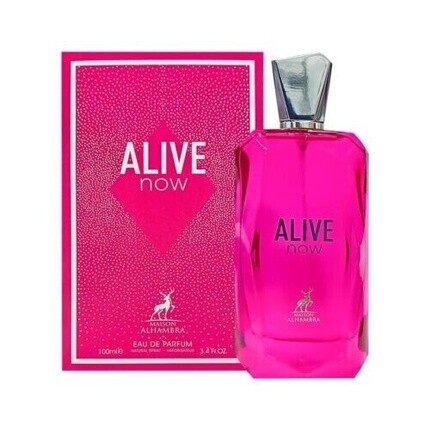 Женские духи Alive Now EDP Maison Alhambra 100 мл, оригинальный привлекательный аромат — фото 3