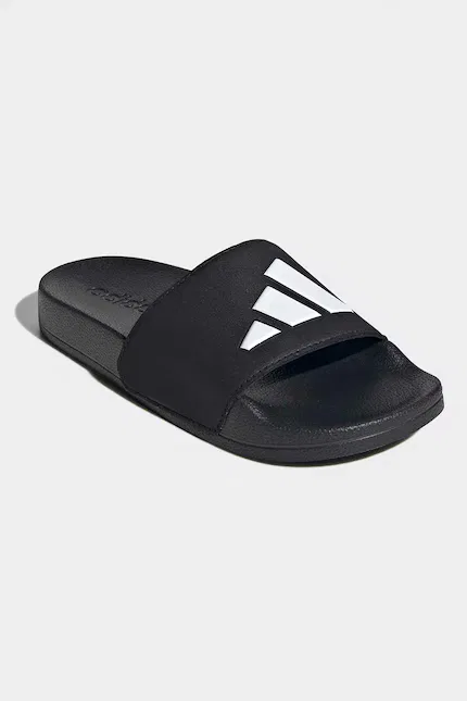 Сланцы детские ADILETTE SHOWER LOGO Adidas, черный — фото 2