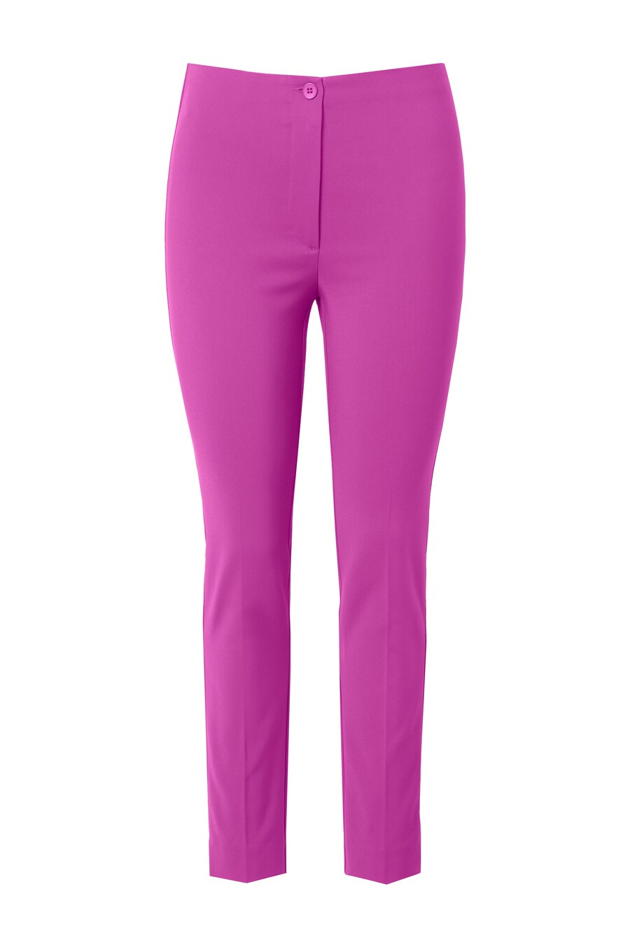 

Узкие брюки со складками Ulla Popken, фиолетовый