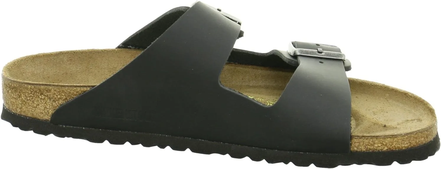BIRKENSTOCK Arizona Unisex - взрослые сабо и мюли из бирко-флора, черный — фото 2