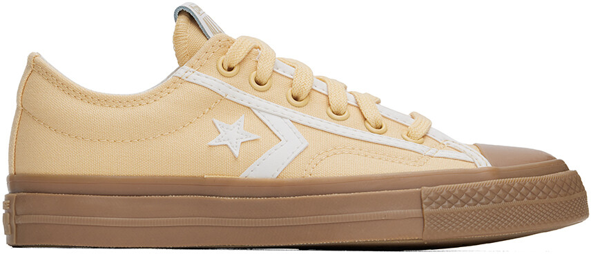 Низкие кроссовки Yellow Star Player 76 Tonal Converse, Afternoon sun/Vintage white/Light gold
