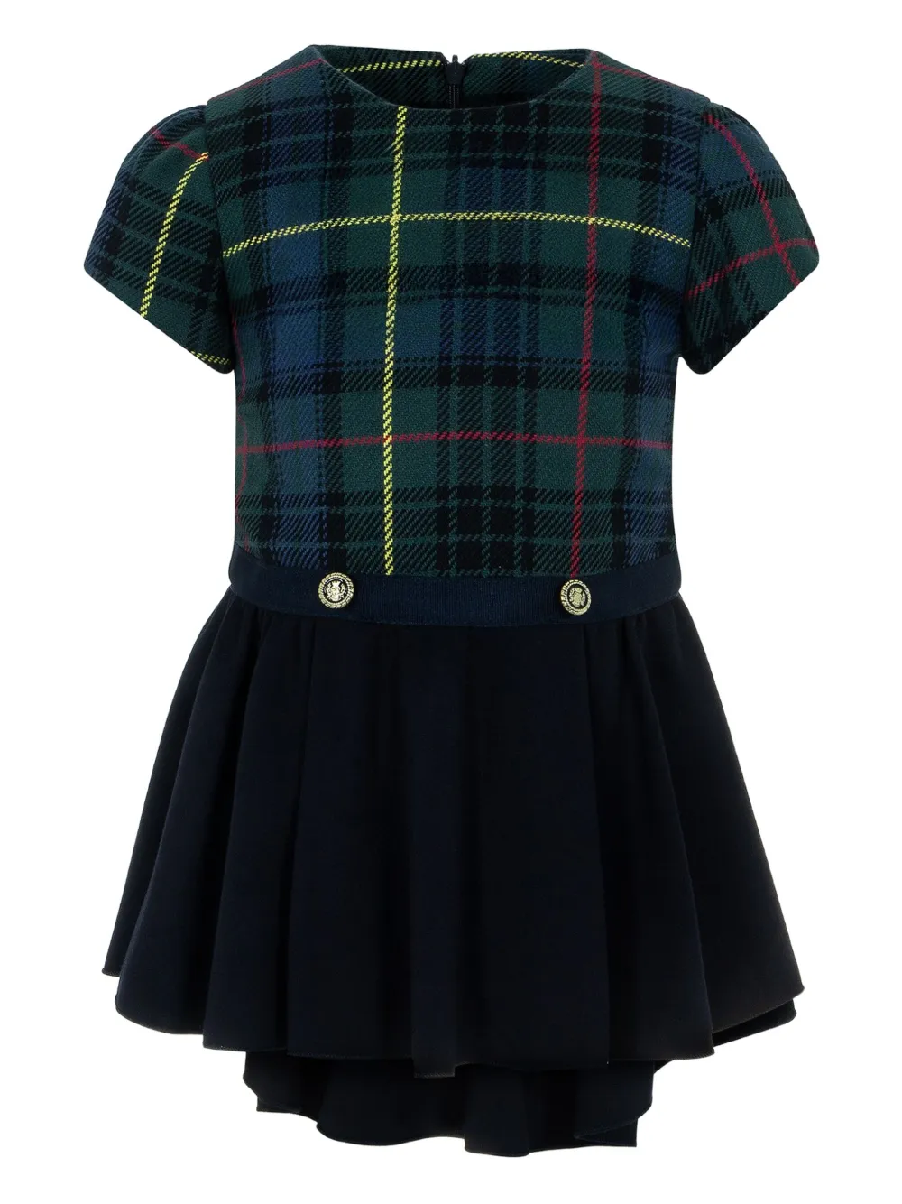 

Расклешенное платье в клетку Lapin House, синий