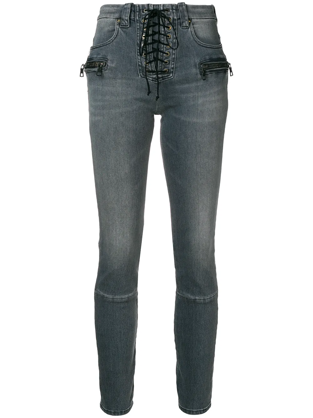 

Lace-up jeans UNRAVEL PROJECT, серый