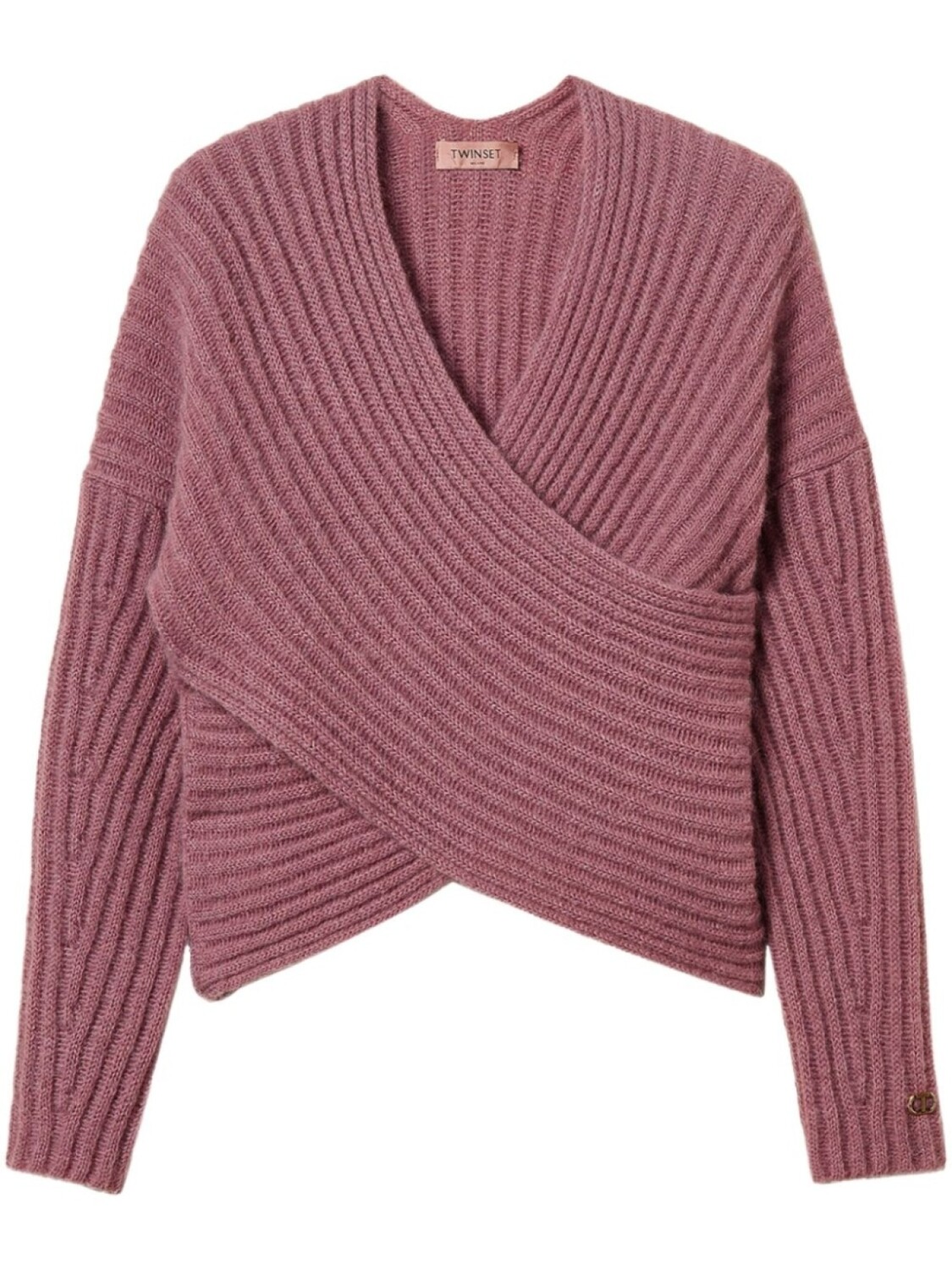 

Джемпер TWINSET в рубчик, розовый