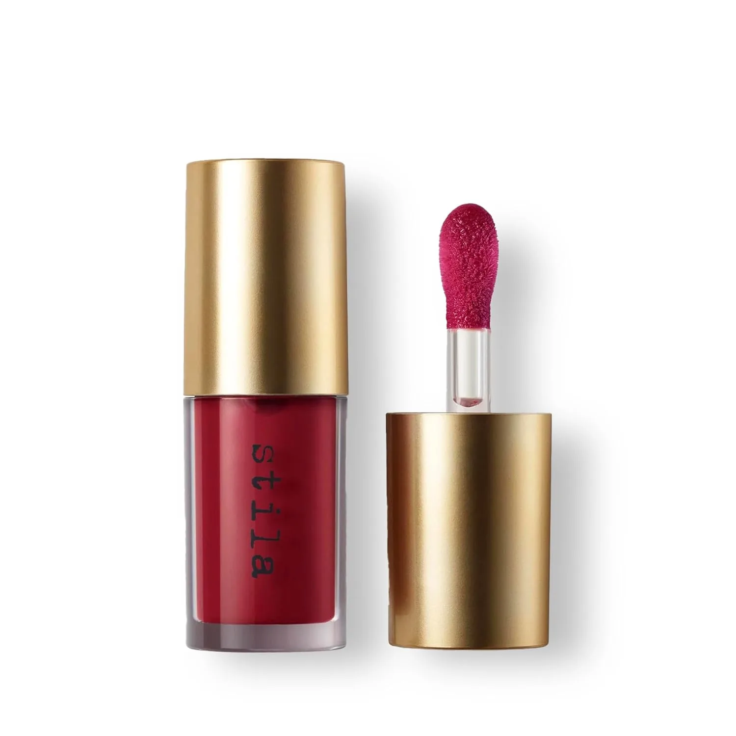 Stila Heaven's Dew гель-блеск для губ с маслом жожоба, гиалуроновой кислотой и антиоксидантами, увлажняющий, нелипкий, с аппликатором, Jazzberry