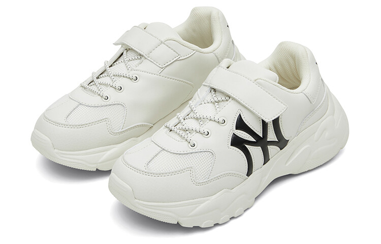 Кроссовки Big Ball Chunky Kids Lifestyle GS Low-top белые/черные Mlb, белый — фото 4