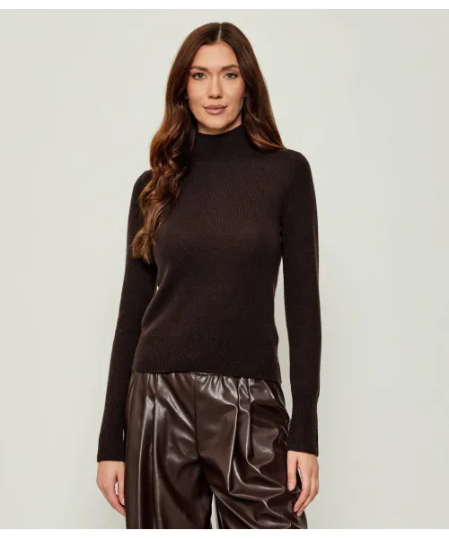 

Водолазка из шерстяного волокна Slim fit Marella Sport, коричневый