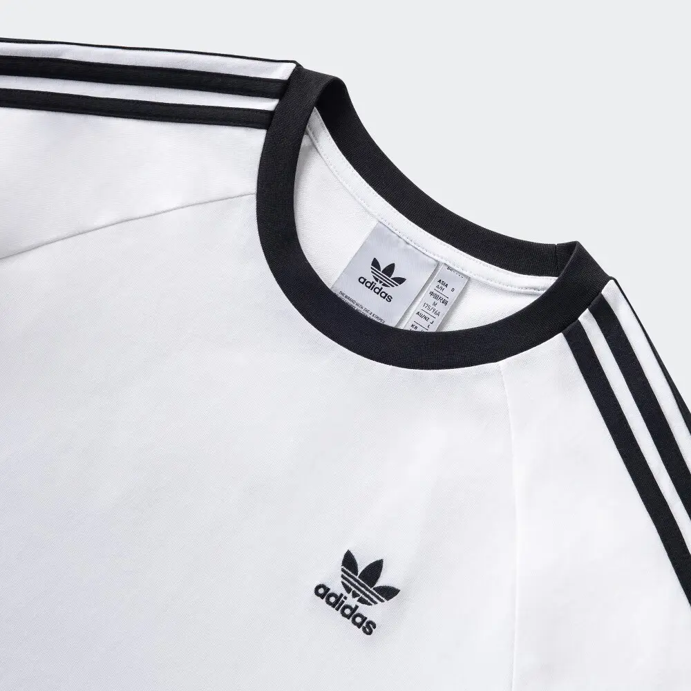 Лонгслив Adidas Classic 3-Stripes, белый — фото 3
